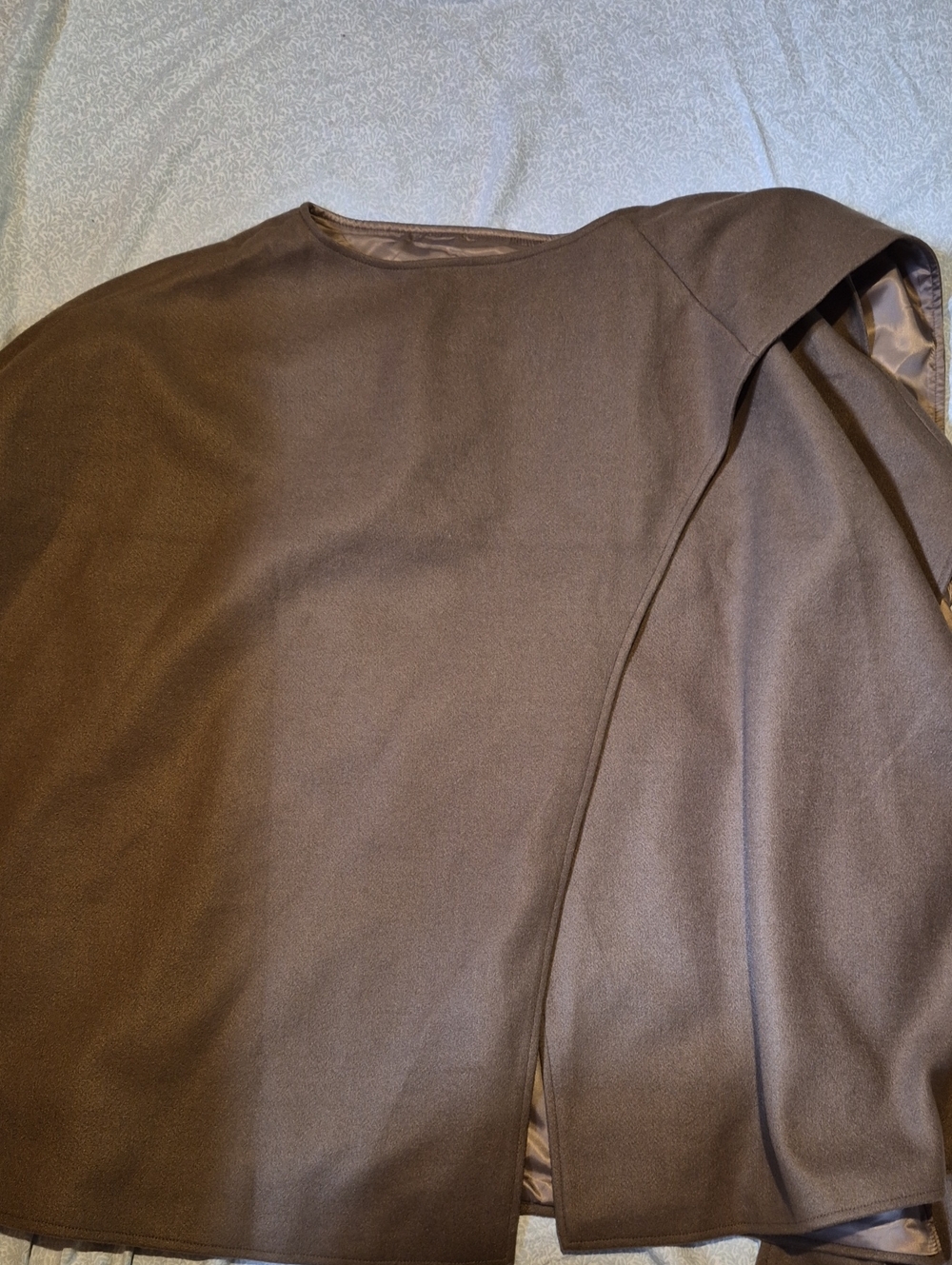 Commense Brown Wool Pea Coat